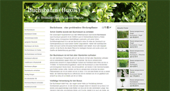 Desktop Screenshot of buxus-buchsbaum.de